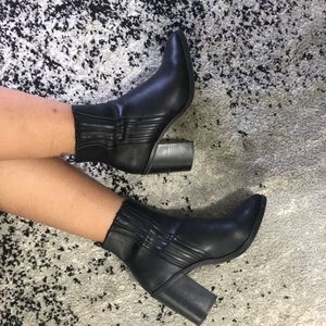 Black booties